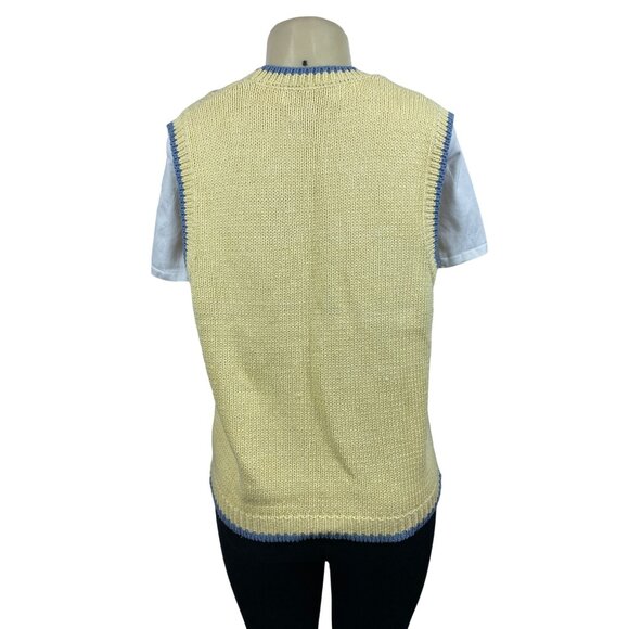 Orvis Women’s Yellow Knitted Vest Sz M - NWT - Picture 2 of 8